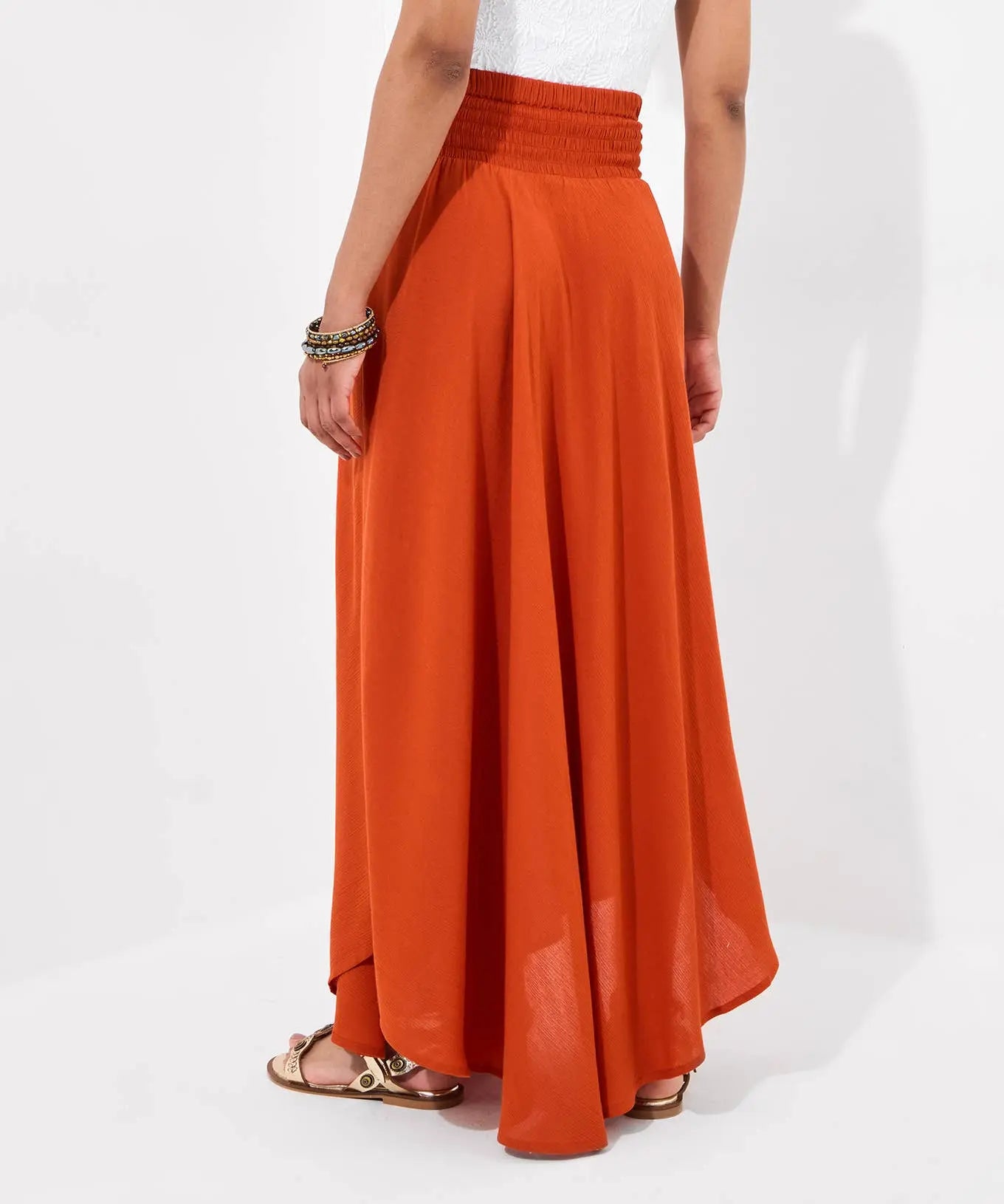 Florrie Tie Front Crinkle Skirt The Style Closet