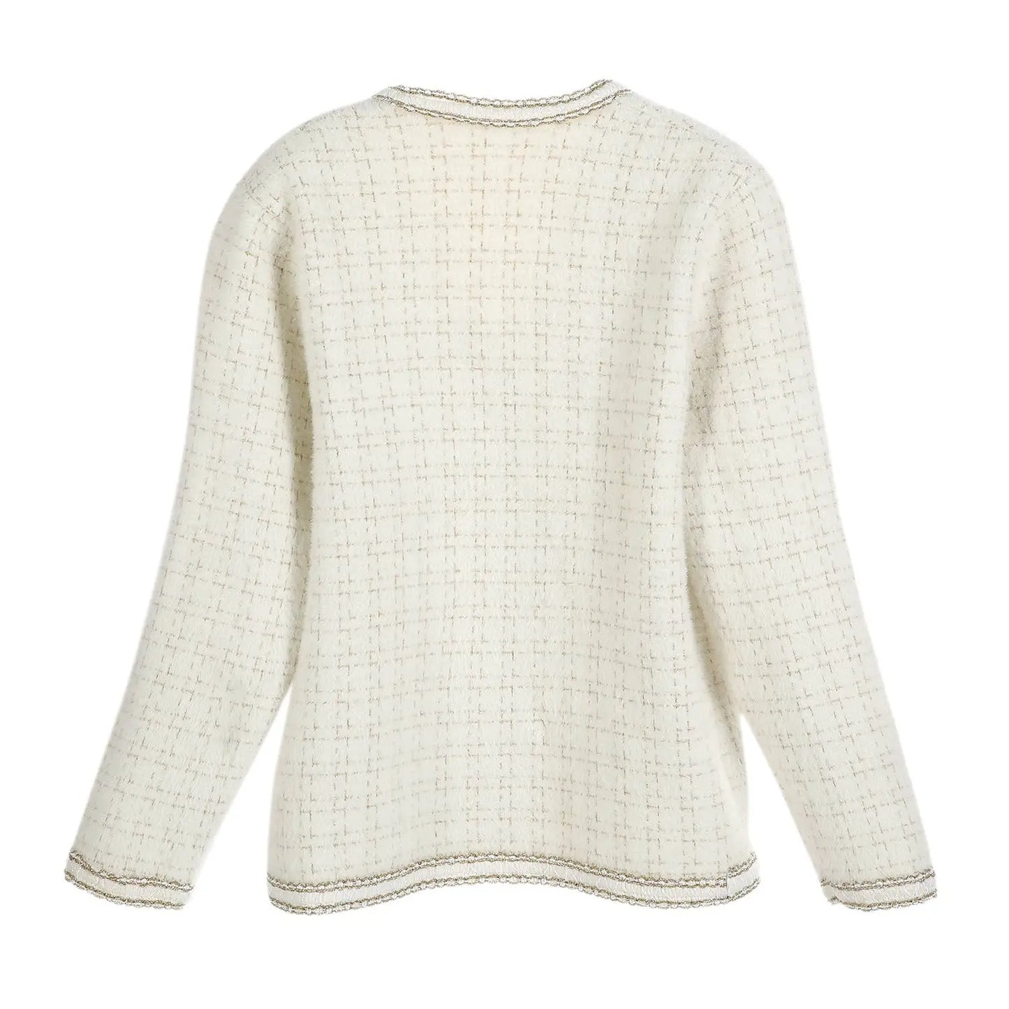 Tweed soft cardigan The Style Closet