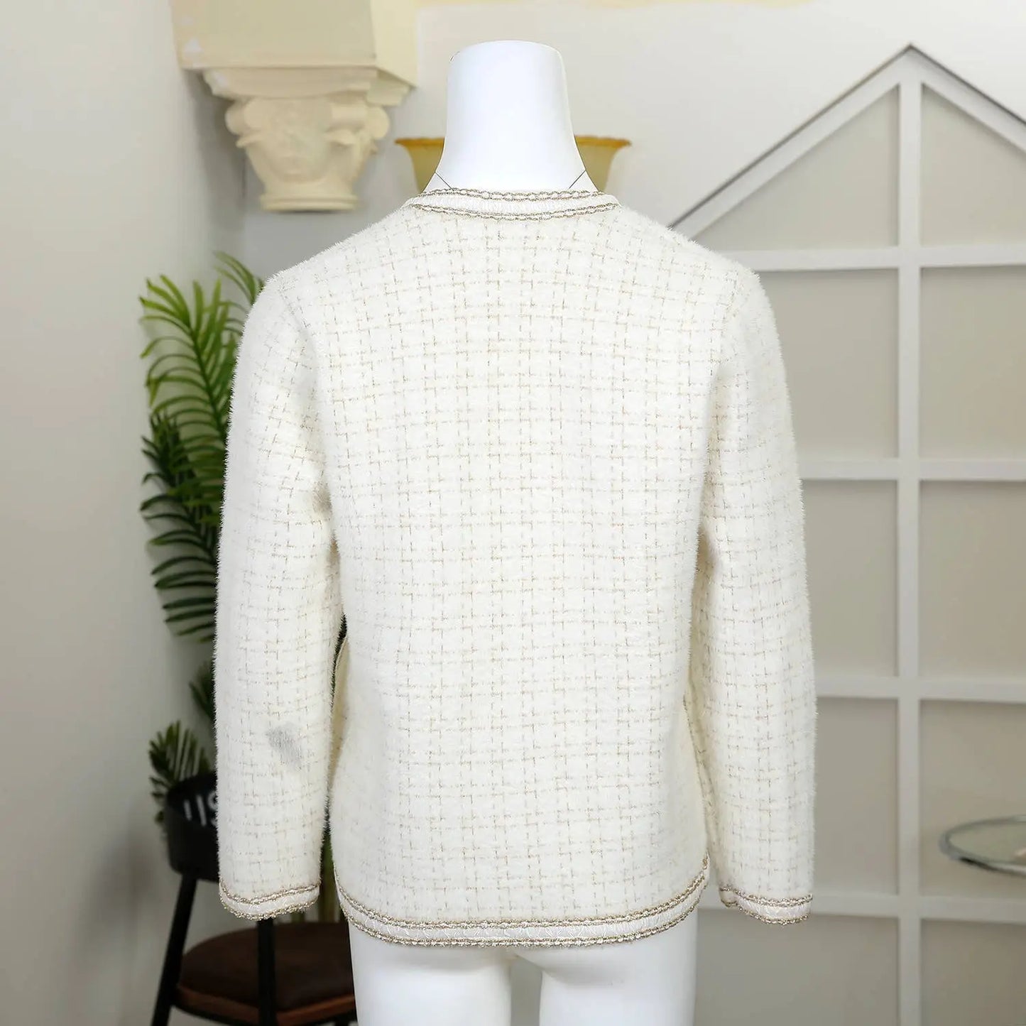 Tweed soft cardigan The Style Closet