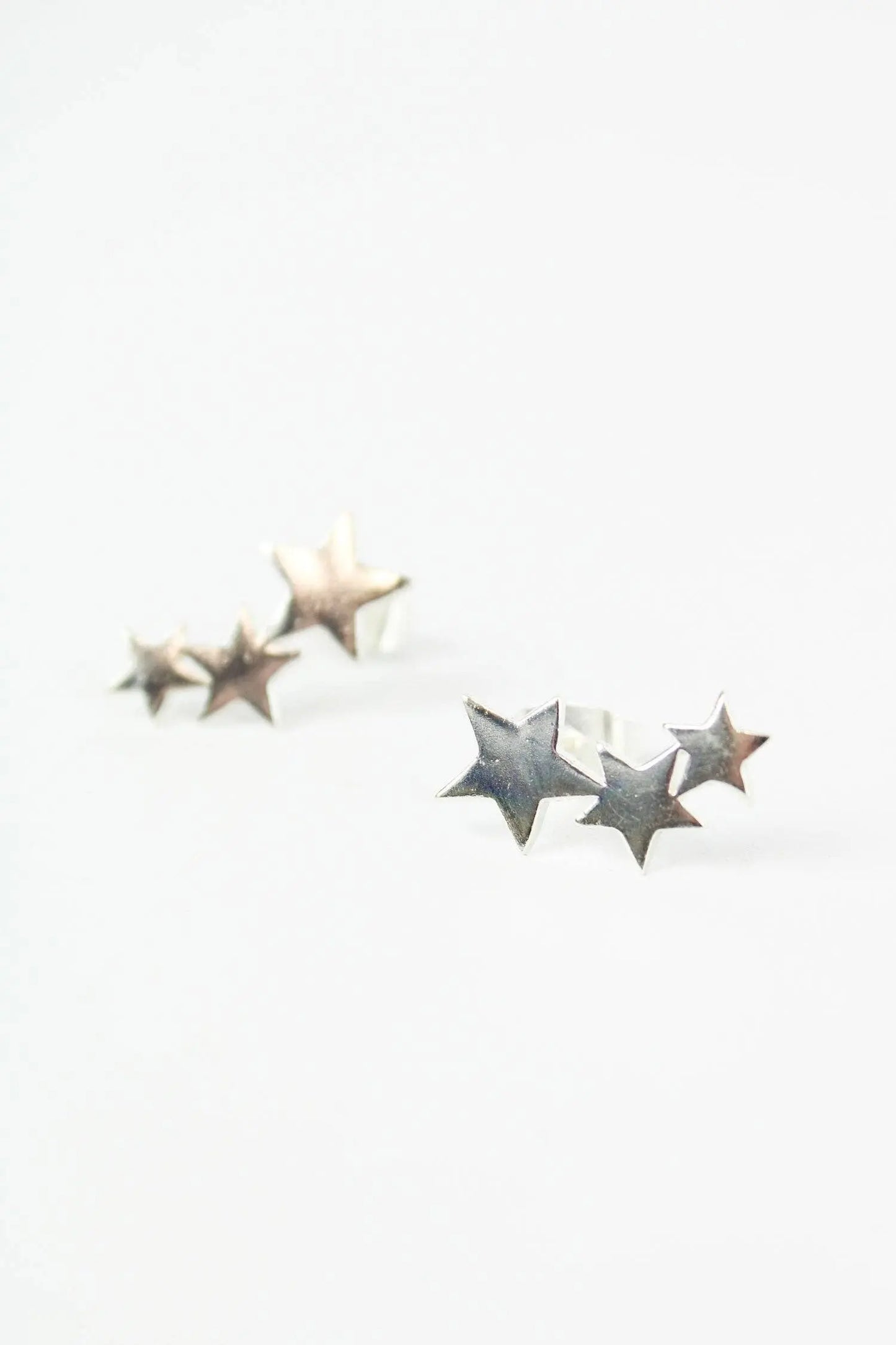 SILVER STAR CLIMBER EARRINGS My Doris