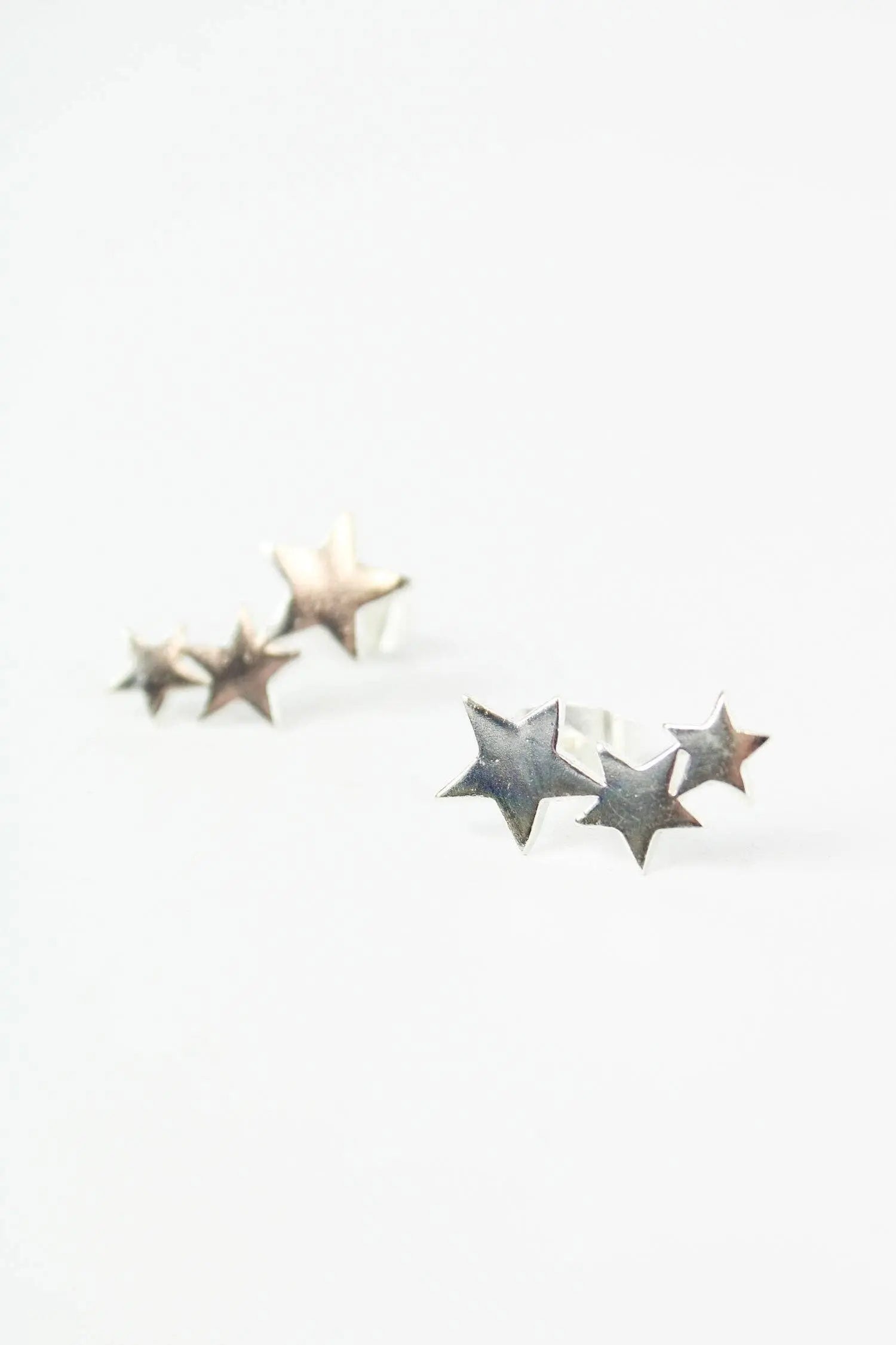 SILVER STAR CLIMBER EARRINGS My Doris