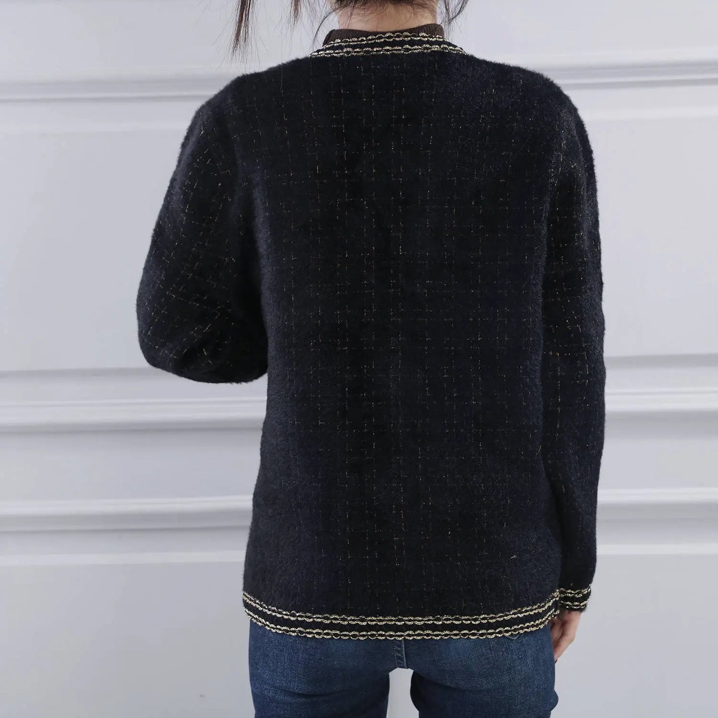 Tweed soft cardigan The Style Closet
