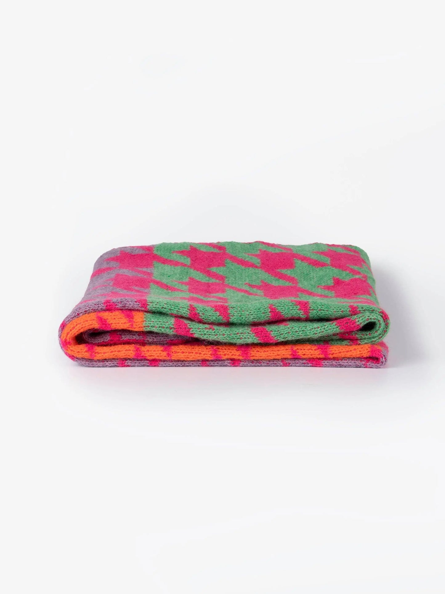 Fuchsia, Houndstooth Scarf Sarta Accessories