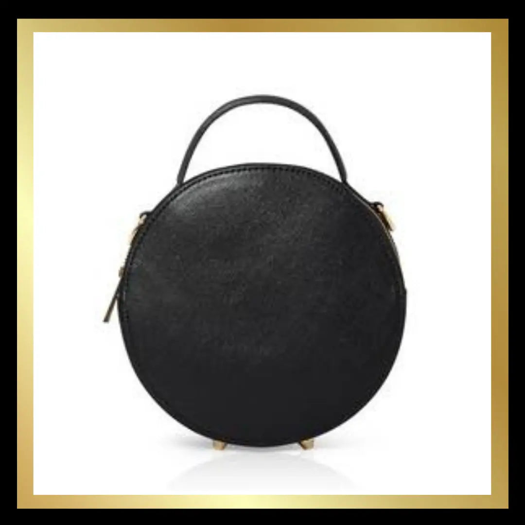Round Italian Leather Handbag The Style Closet