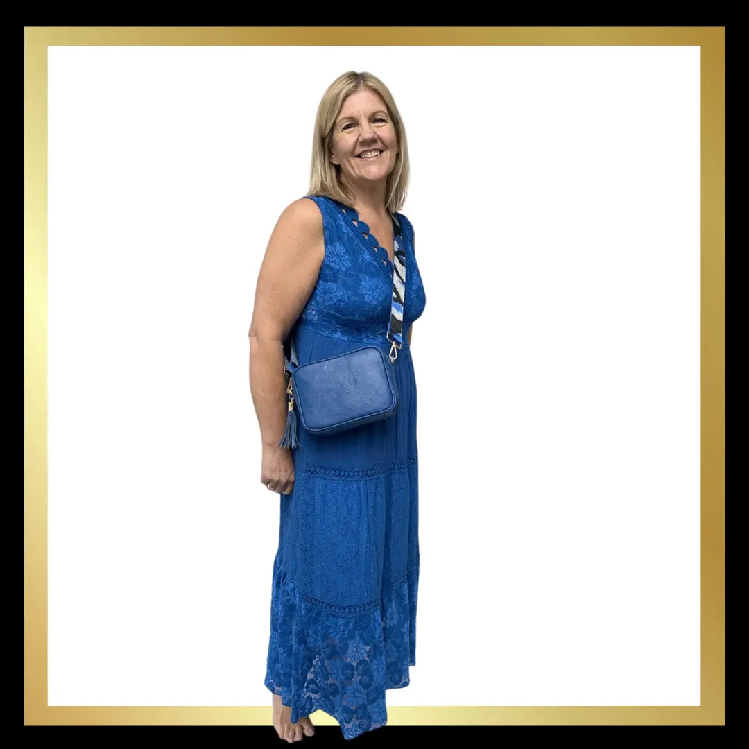Sleeveless Maxi Lace Dress The Style Closet