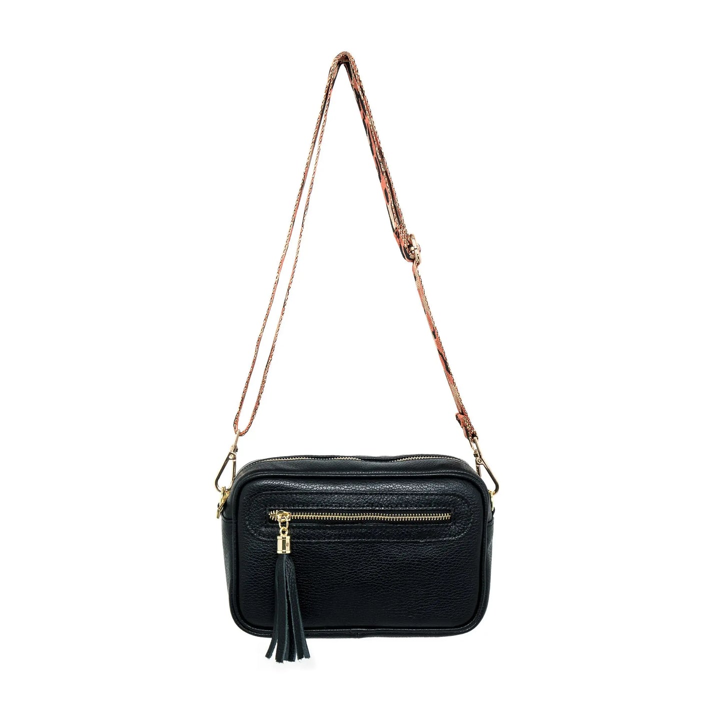 Camera Italian Leather Handbag - with additional side zip The Style Closet