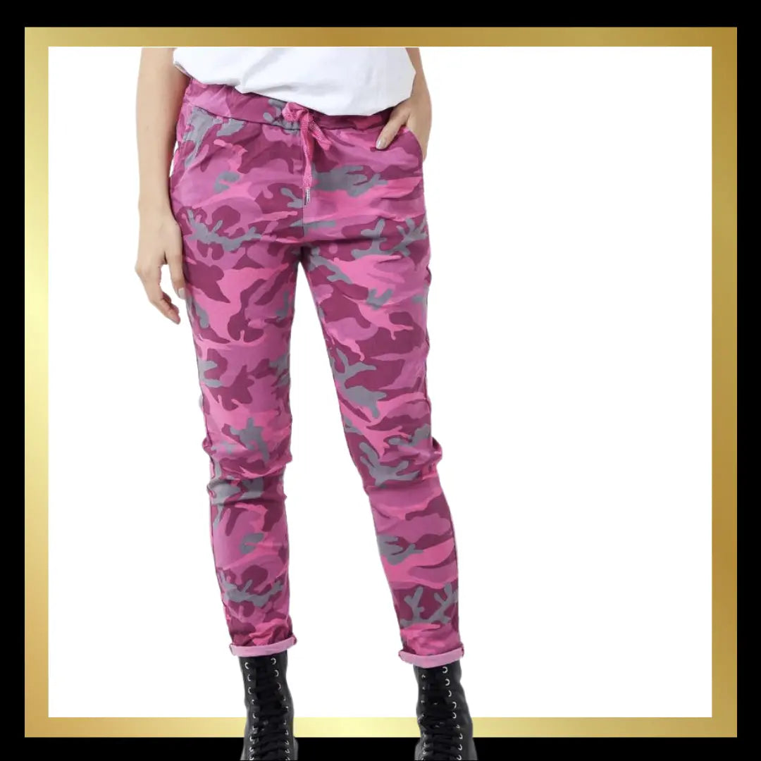Magic Trousers - Camouflage - Large Fit The Style Closet