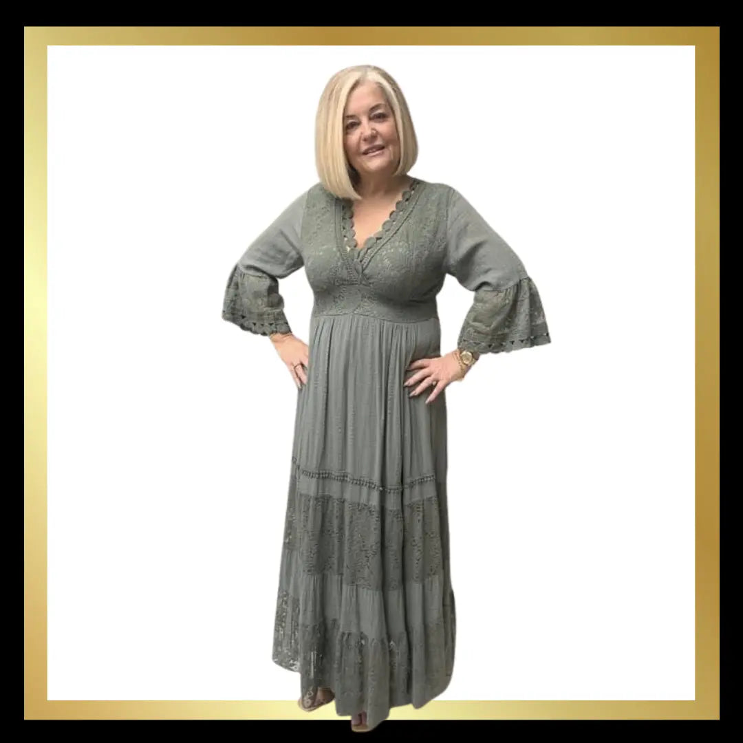 Maxi Lace Dress The Style Closet
