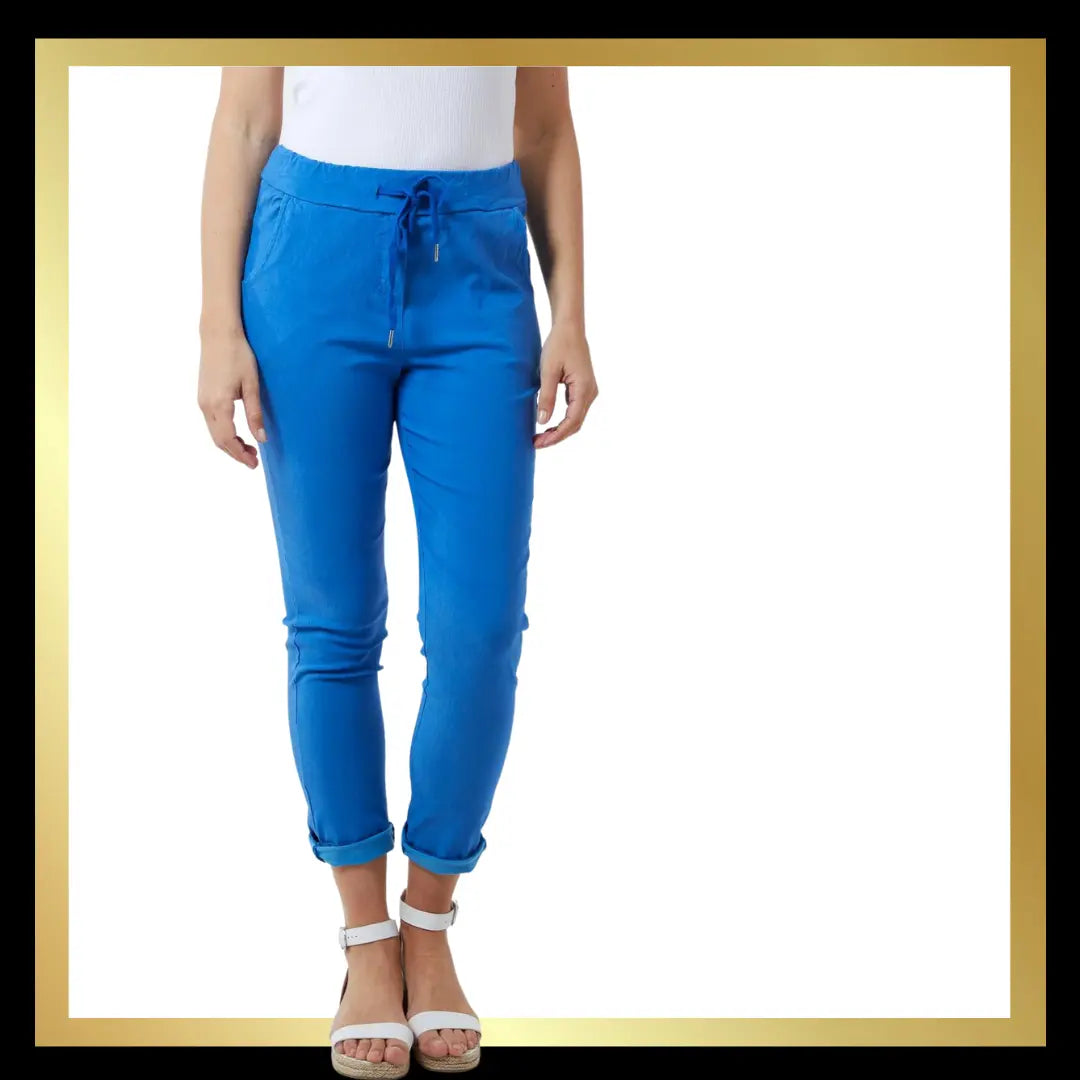 Magic Trousers - Block Colour - Standard Fit The Style Closet