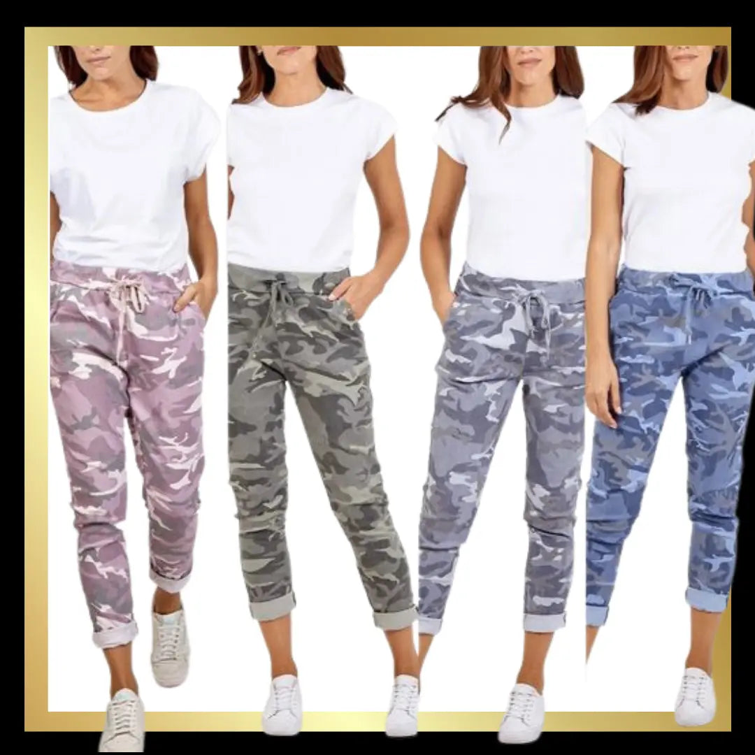Magic Trousers - Camouflage - Large Fit The Style Closet