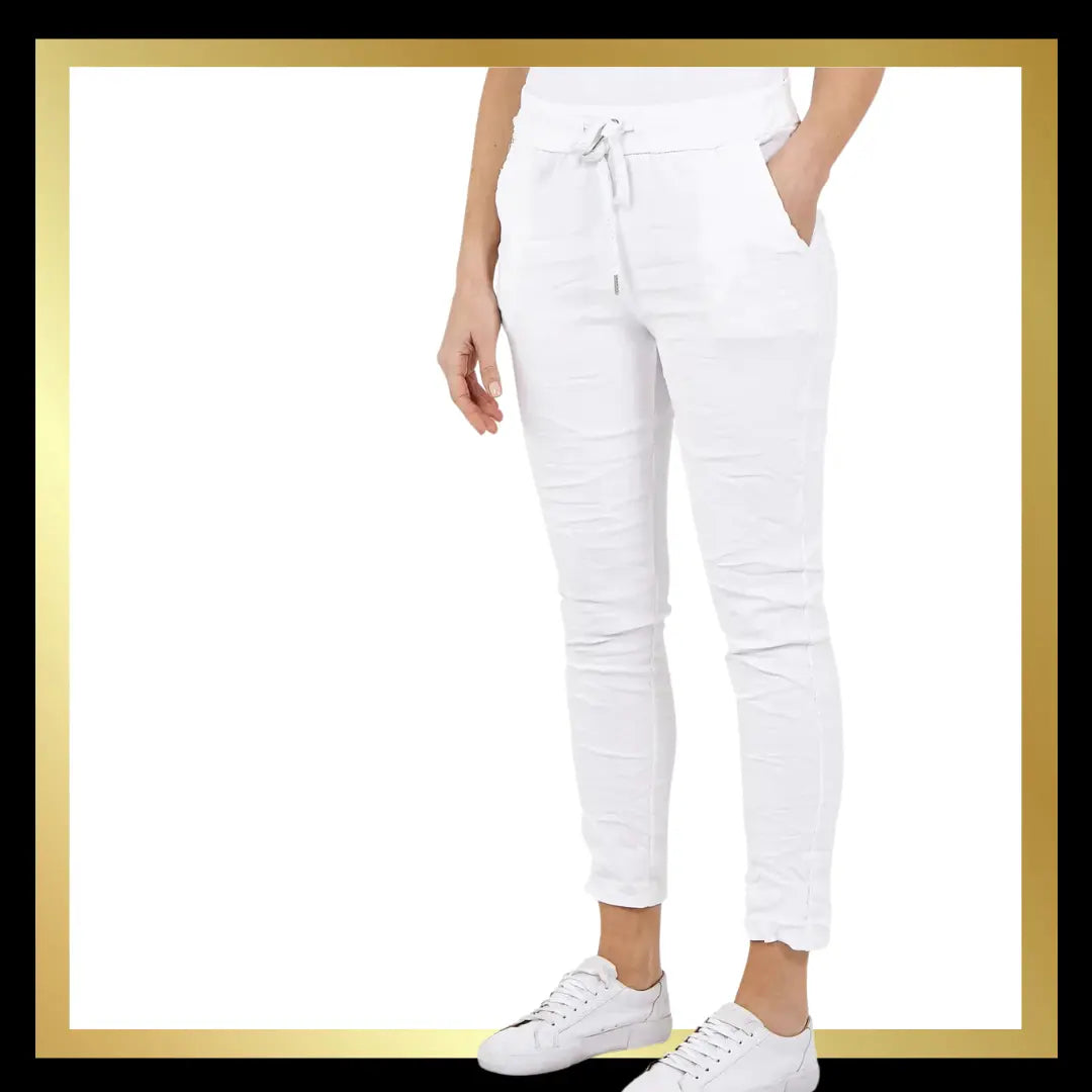 Magic Trousers - Block Colour - Standard Fit The Style Closet