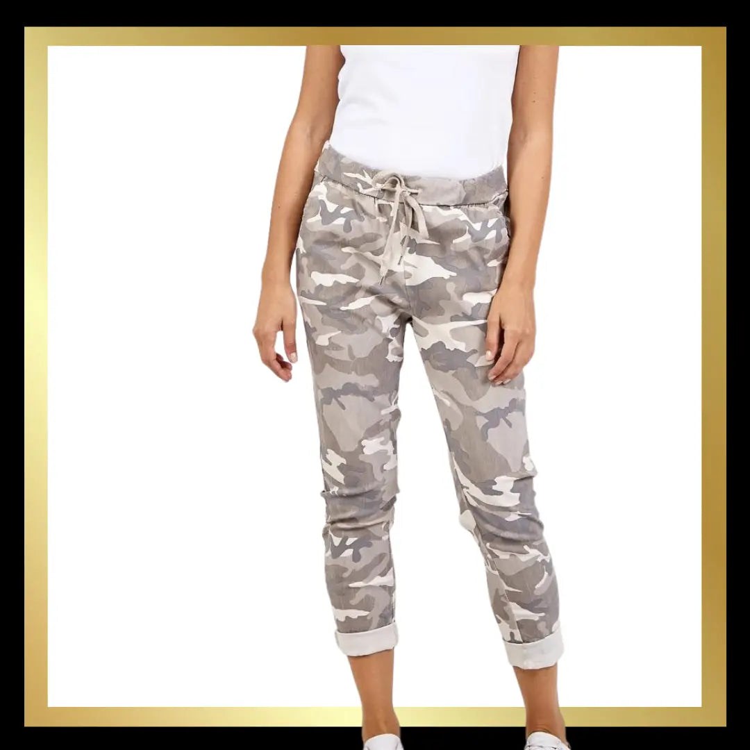 Magic Trousers - Camouflage - Large Fit The Style Closet