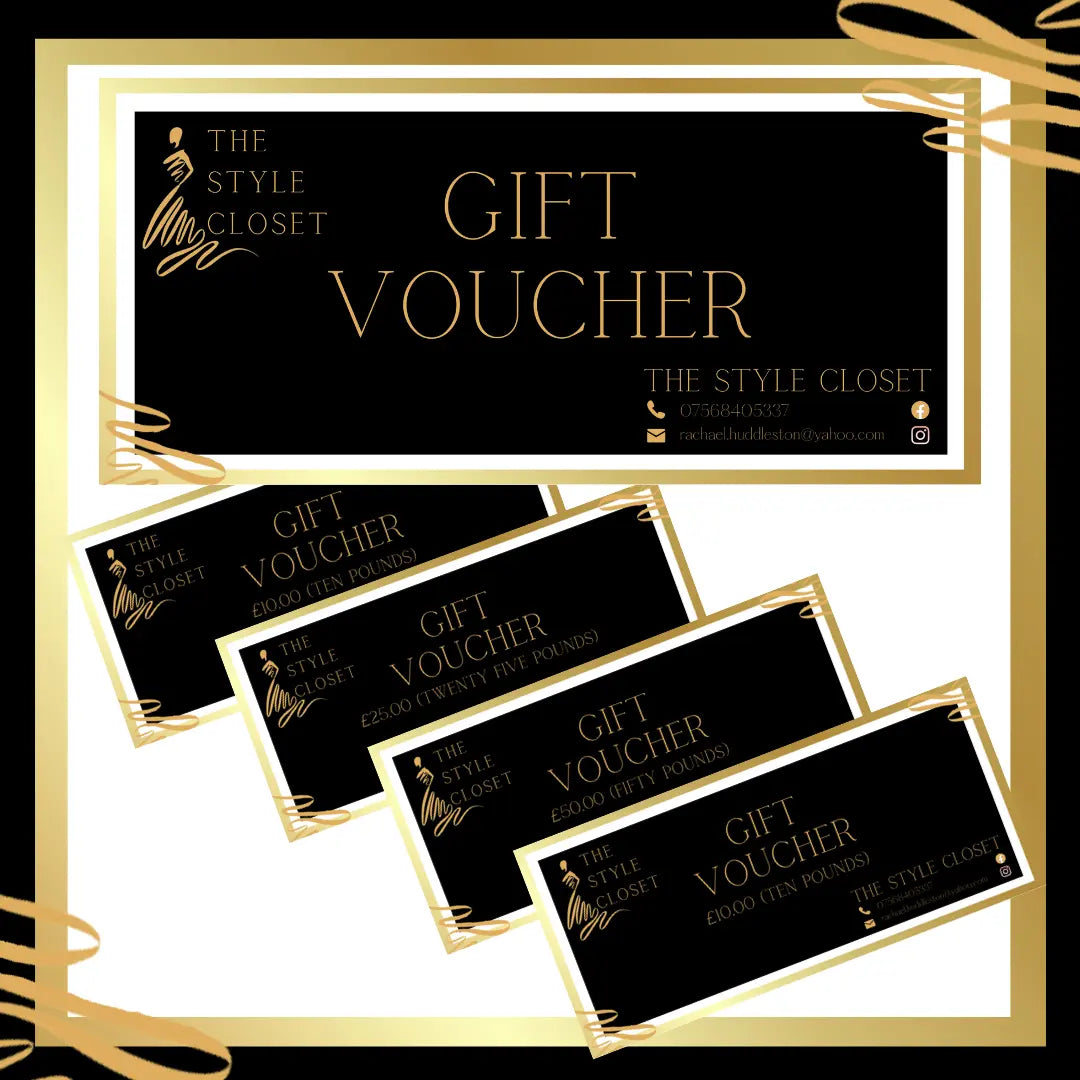 The Style Closet Gift Voucher The Style Closet