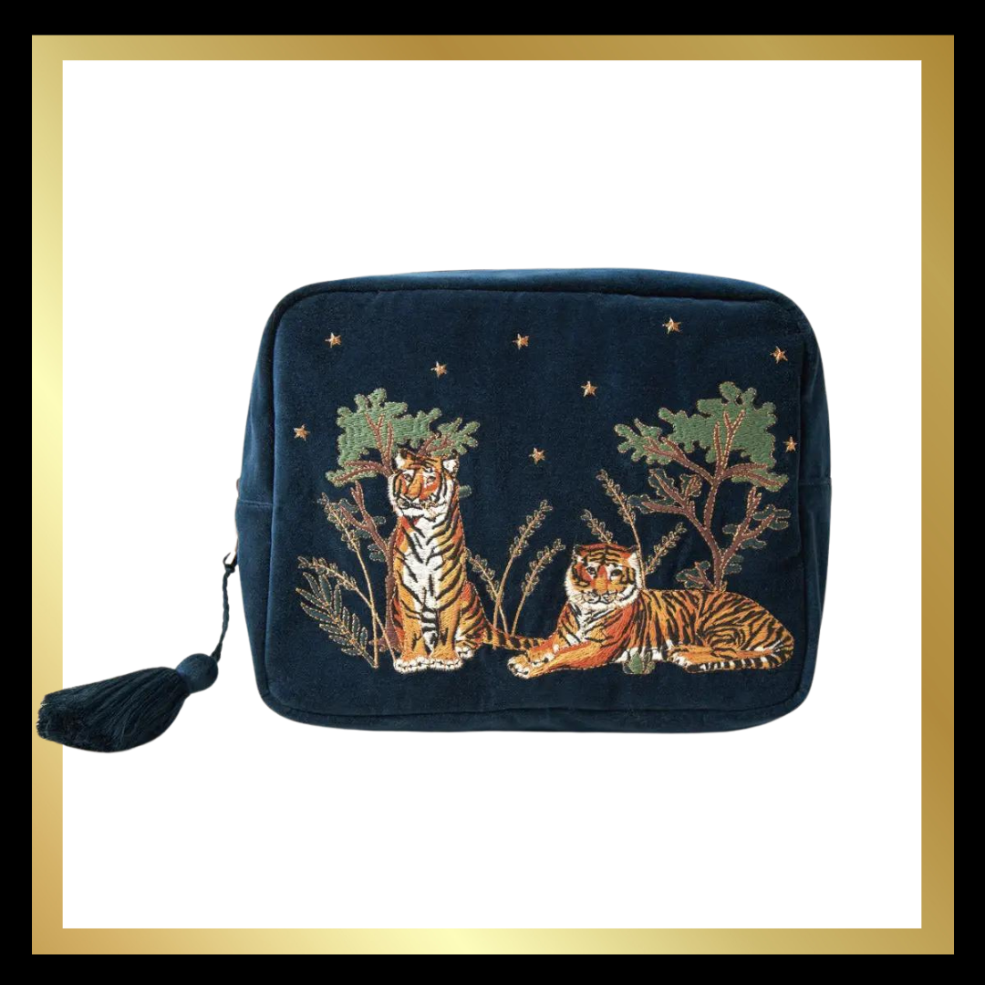 Elizabeth Scarlett Limited Edition Tiger Wash Bags