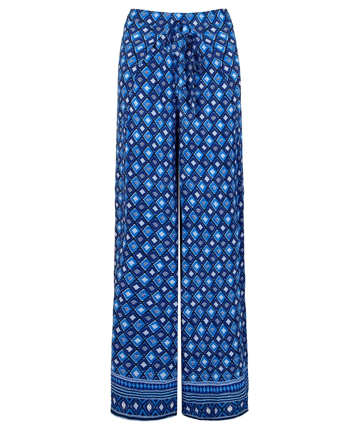 That’s A Wrap Beach Trousers: Blue / 10 Joe Browns