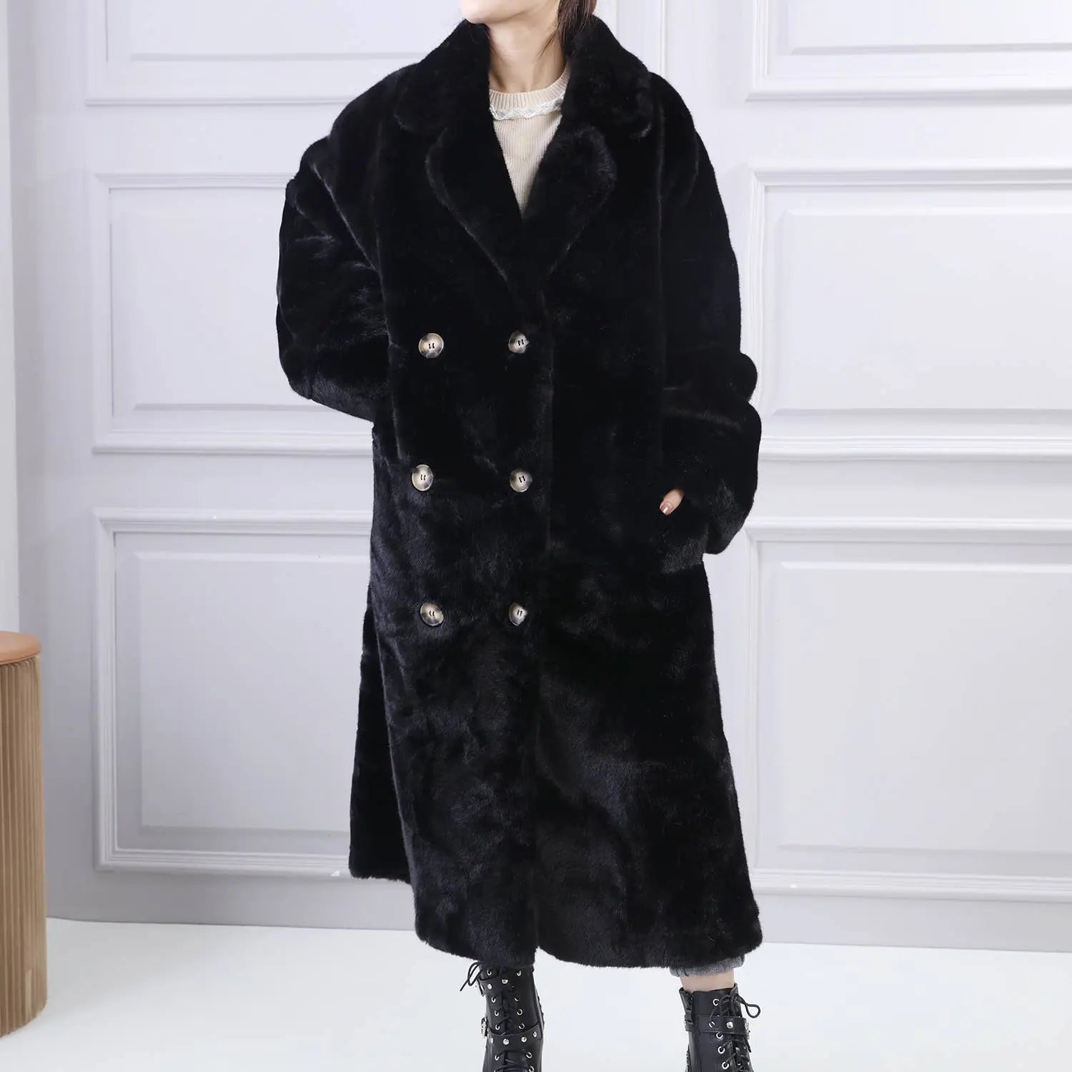 The Luxe Heritage Frost Reverie Faux Fur Coat The Style Closet