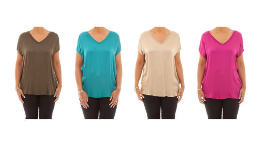 New Style Satin Fronted Tops