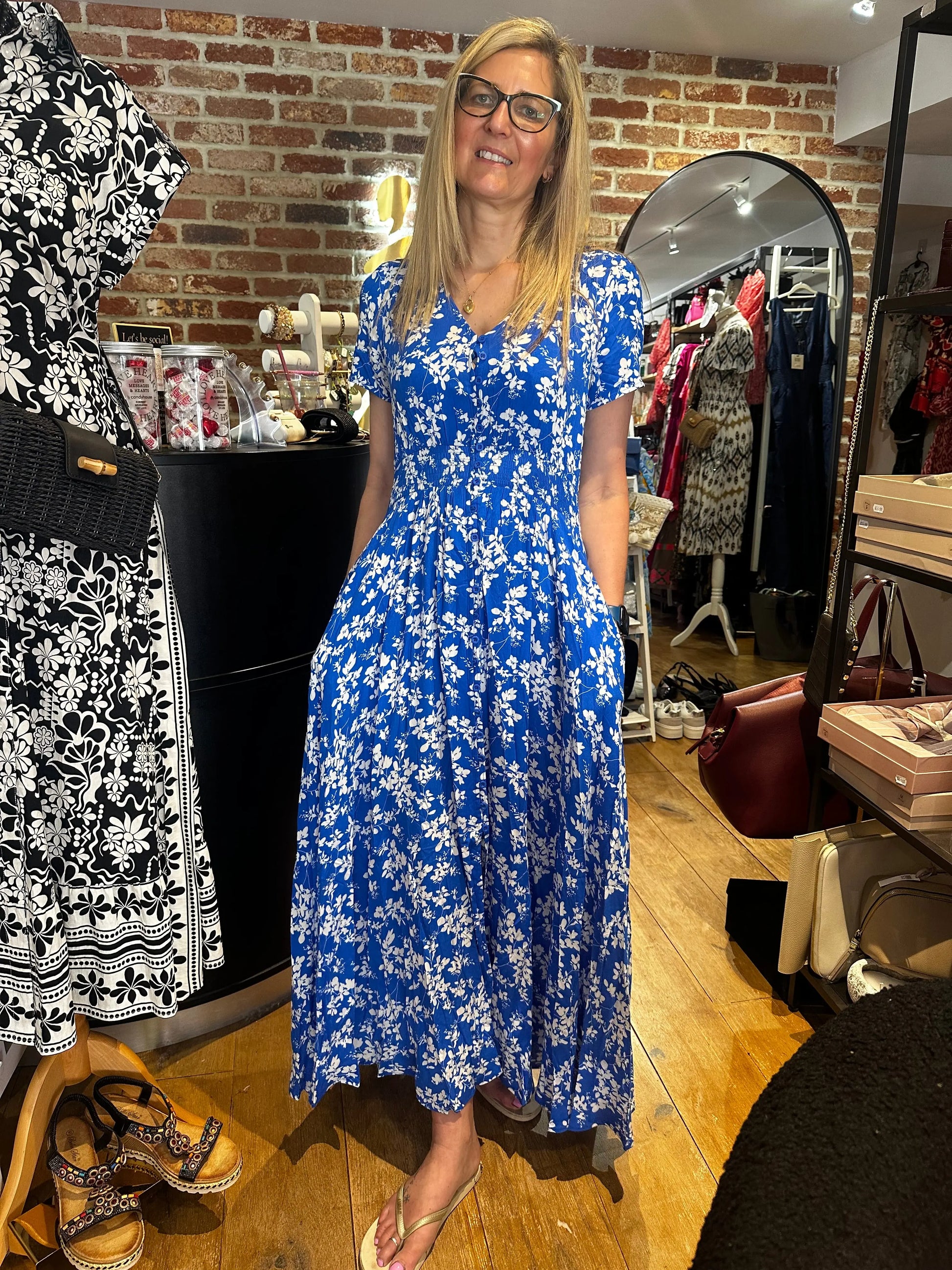 Ditsy Floral Maxi Dress The Style Closet