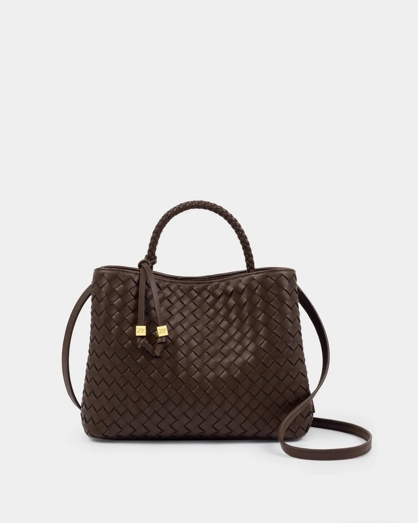 Nova Hand Woven Top Handle Bag The Style Closet
