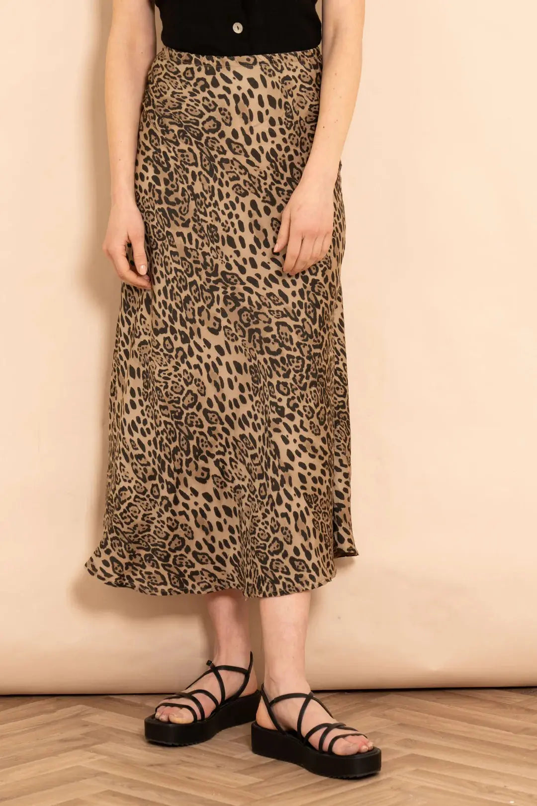 Animal Print Slip Skirt The Style Closet