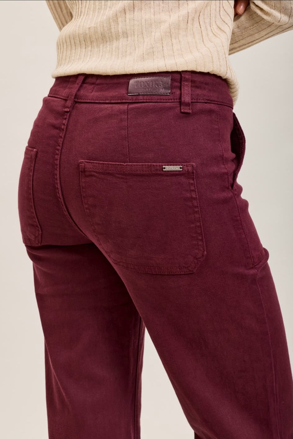 TOXIC WIDE LEG JEANS WITH STRETCH