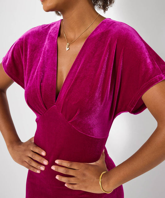 Juliette Velour Dress: