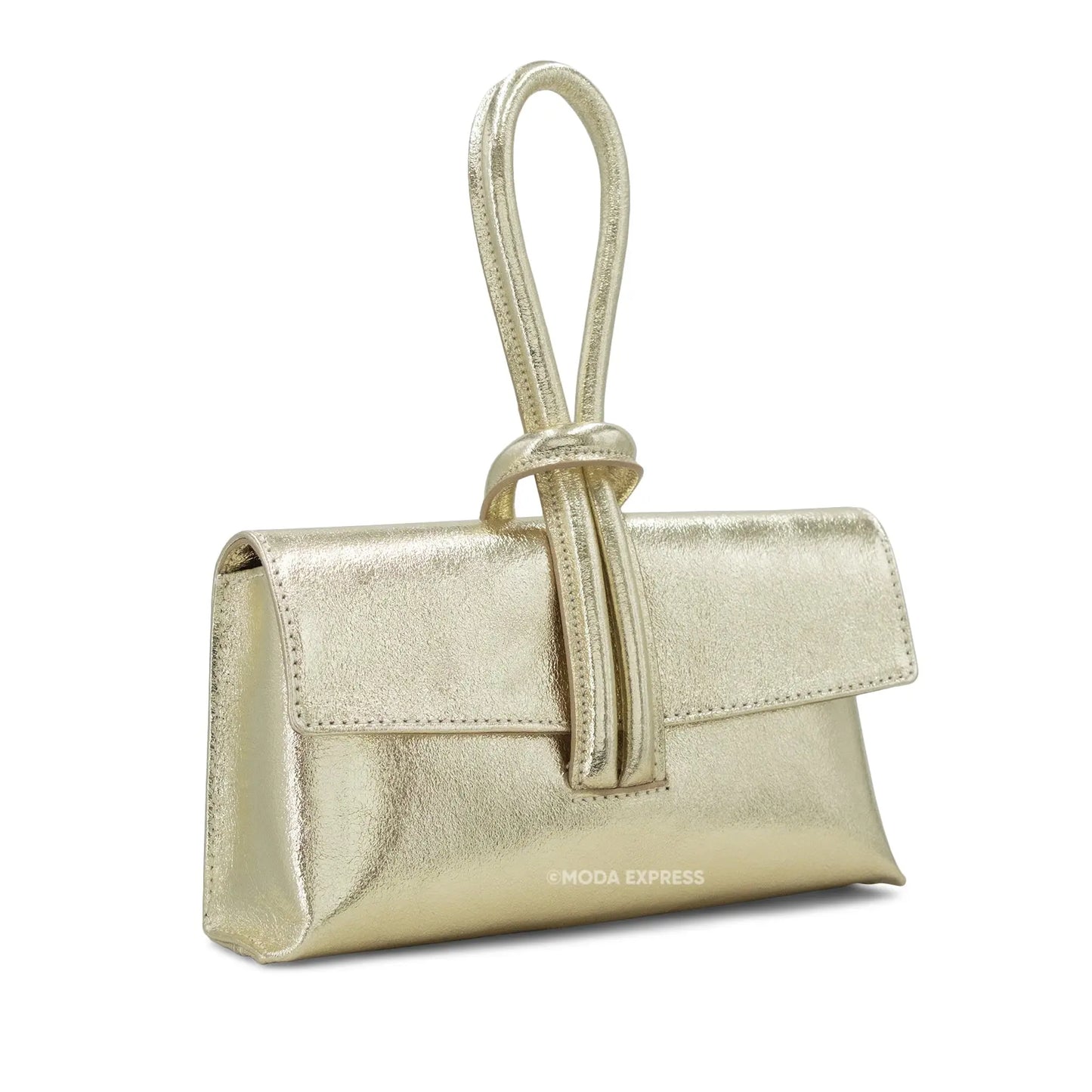 Leather Loop Handle Bag The Style Closet