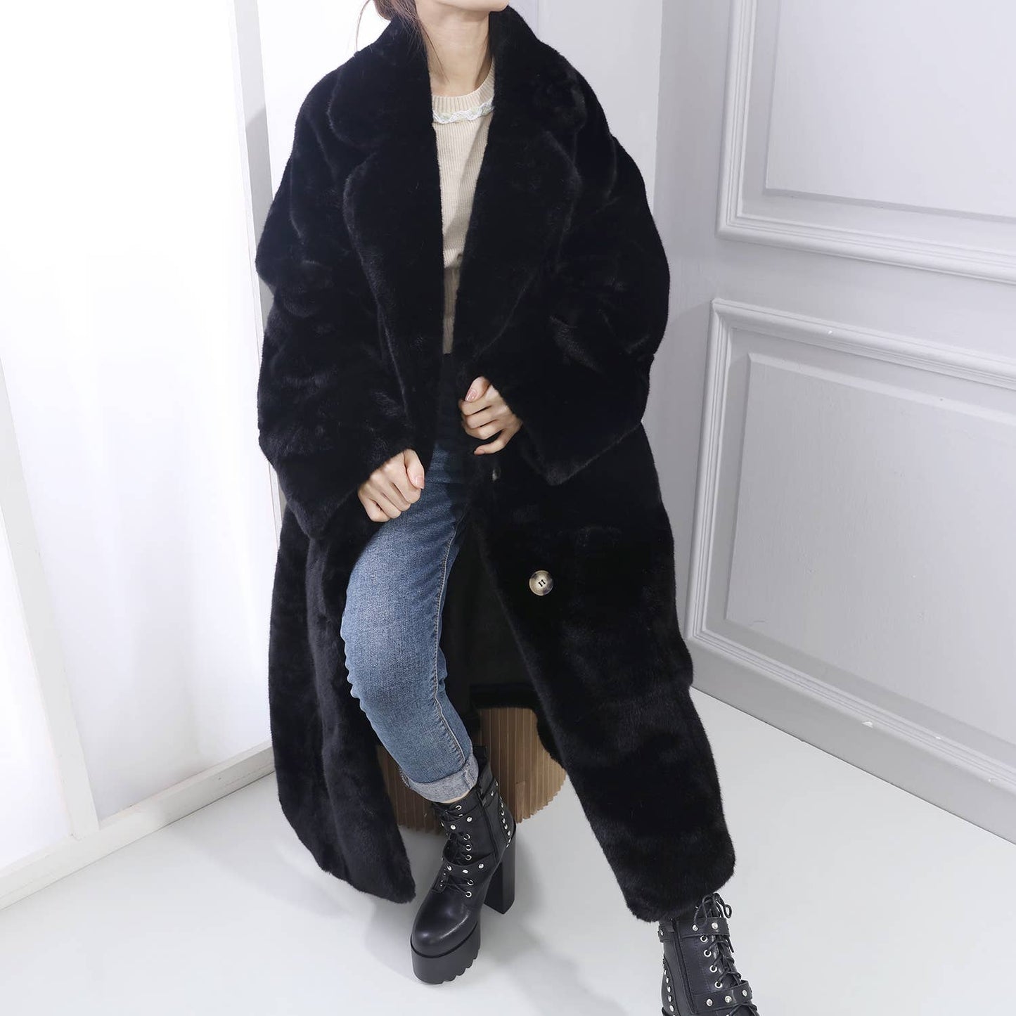 The Luxe Heritage Faux Fur Coat