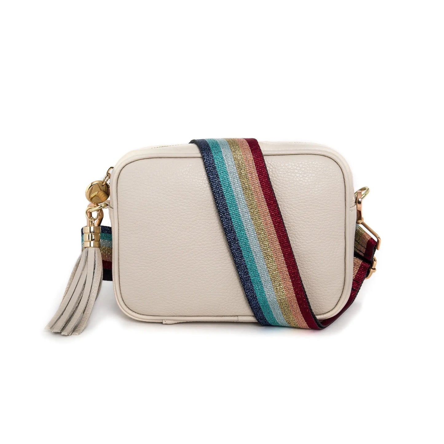 Camera Italian Leather Handbag - with additional side zip The Style Closet