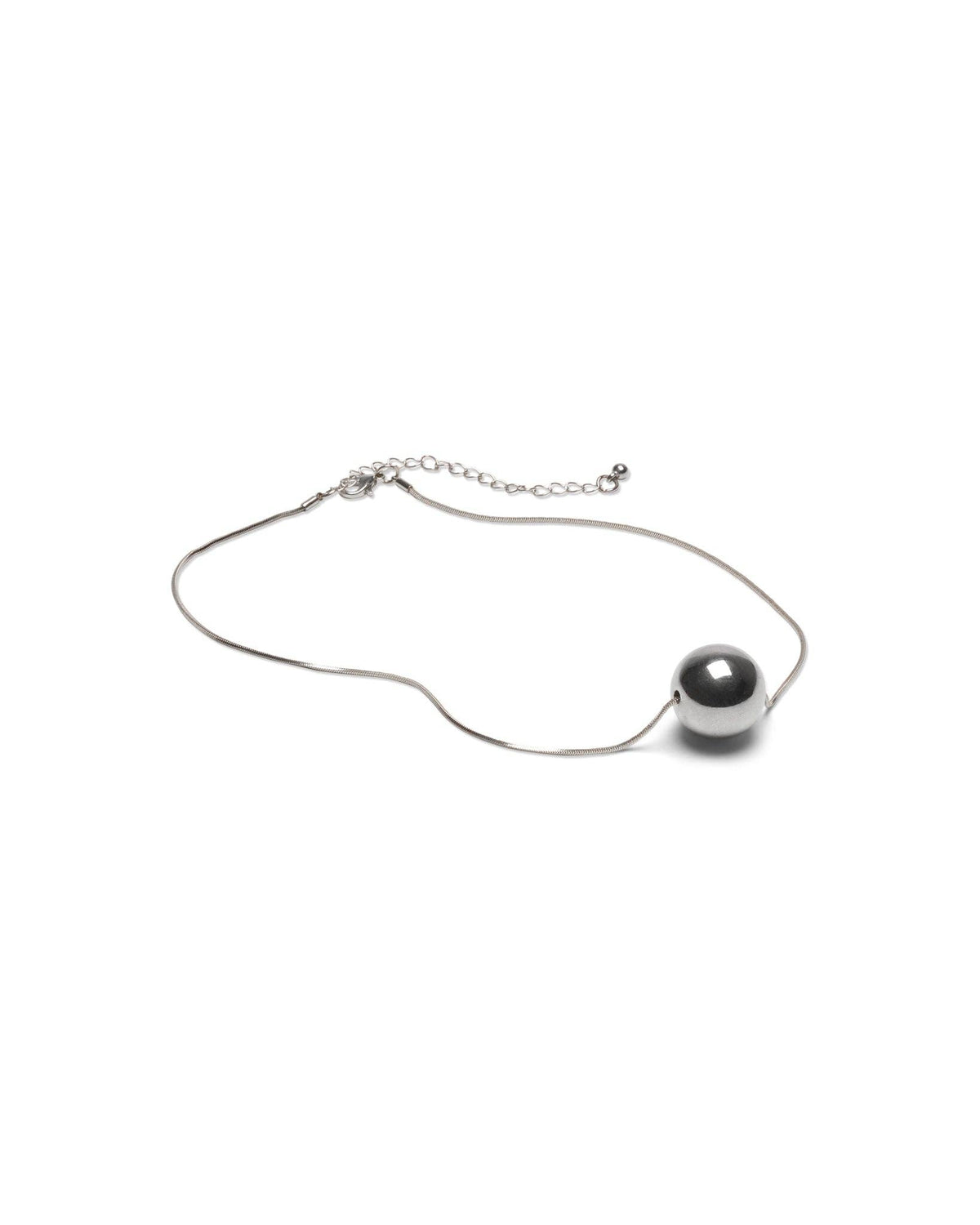 Pendle Large Ball Necklace | Silver