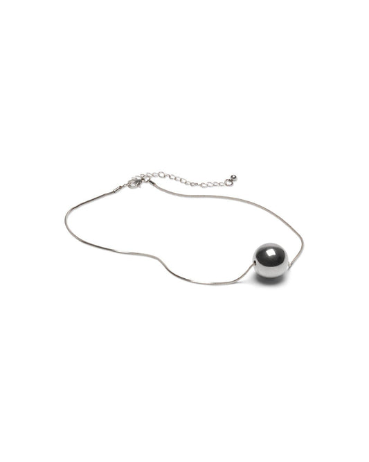 Pendle Large Ball Necklace | Silver