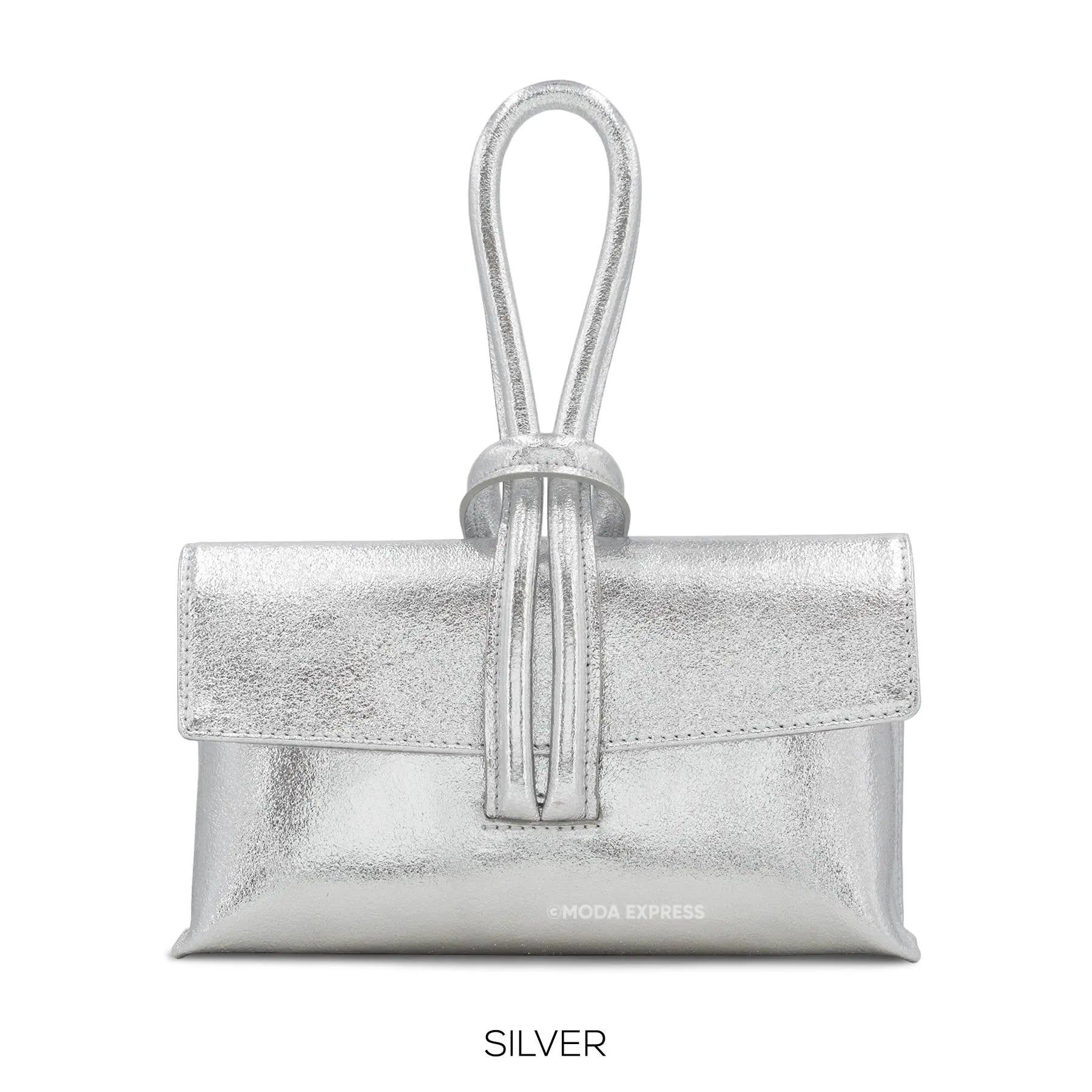 Leather Loop Handle Bag The Style Closet