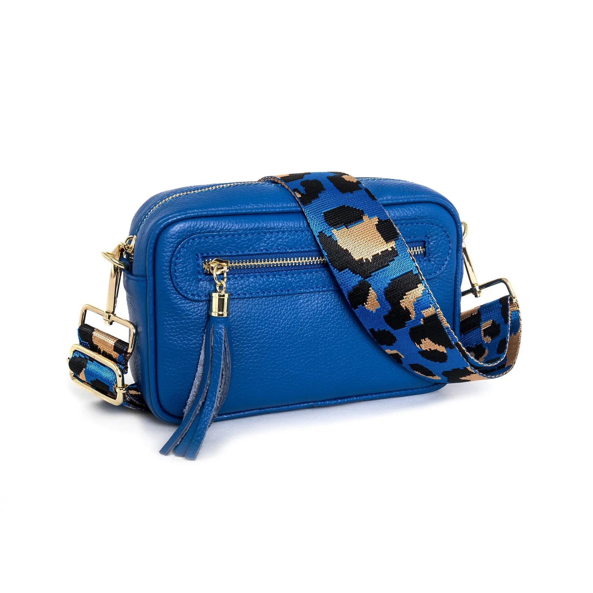 Camera Italian Leather Handbag - with additional side zip The Style Closet