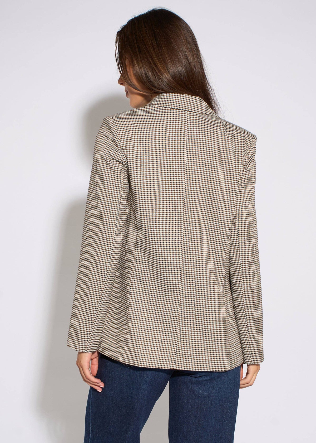 Neutral Tweed Heritage Blazer Jacket: available in sizes 8 to 16 The Style Closet