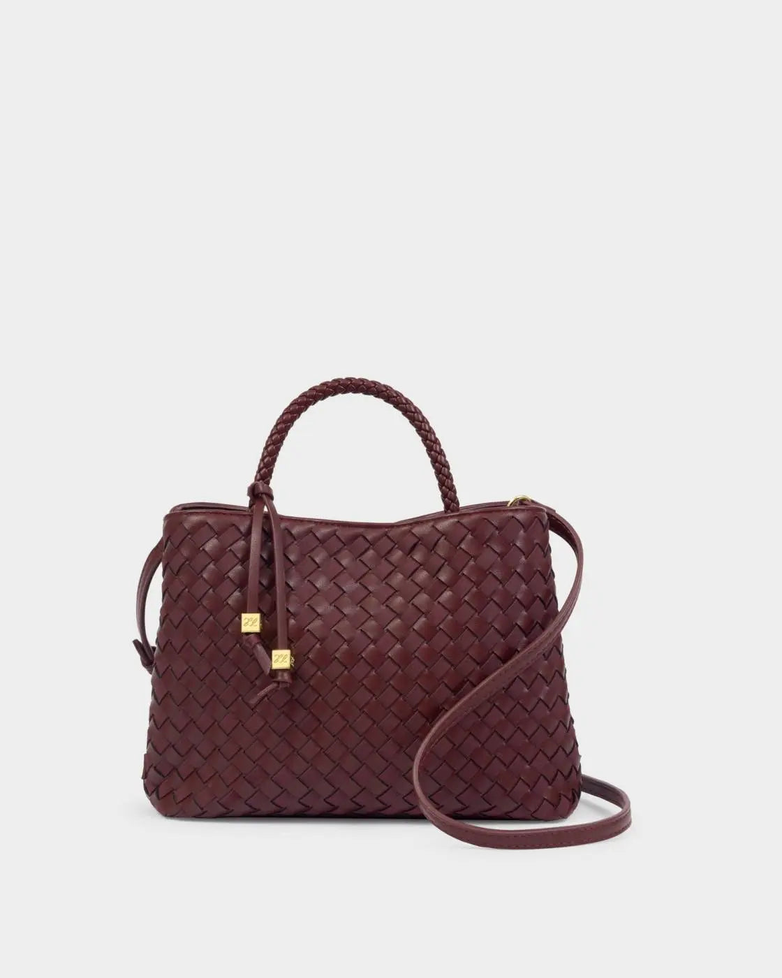 Nova Hand Woven Top Handle Bag The Style Closet