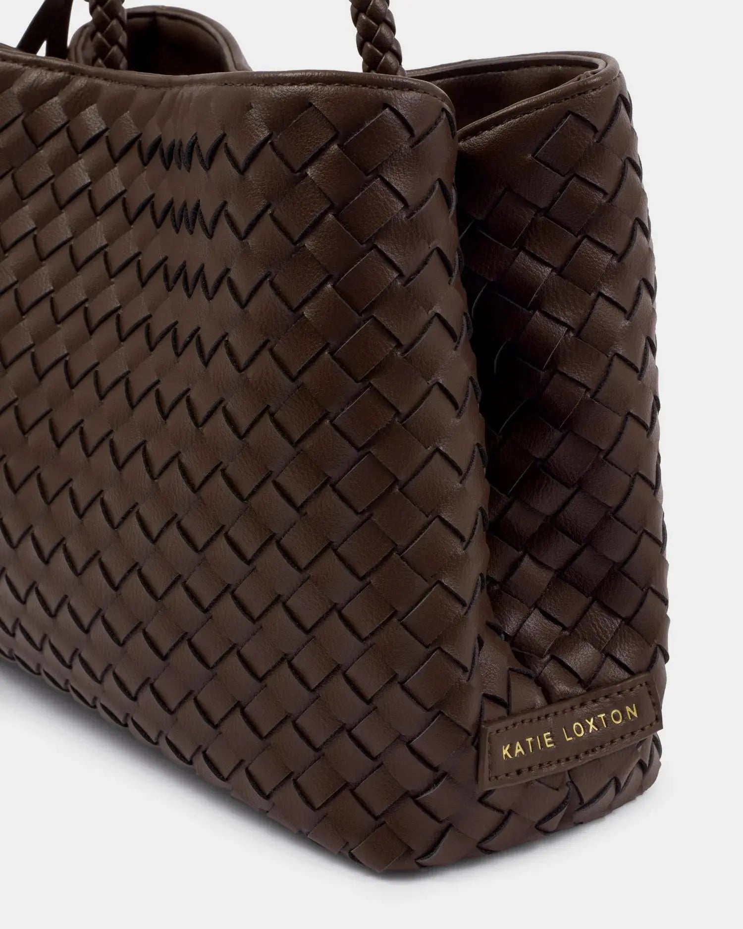 Nova Hand Woven Top Handle Bag The Style Closet
