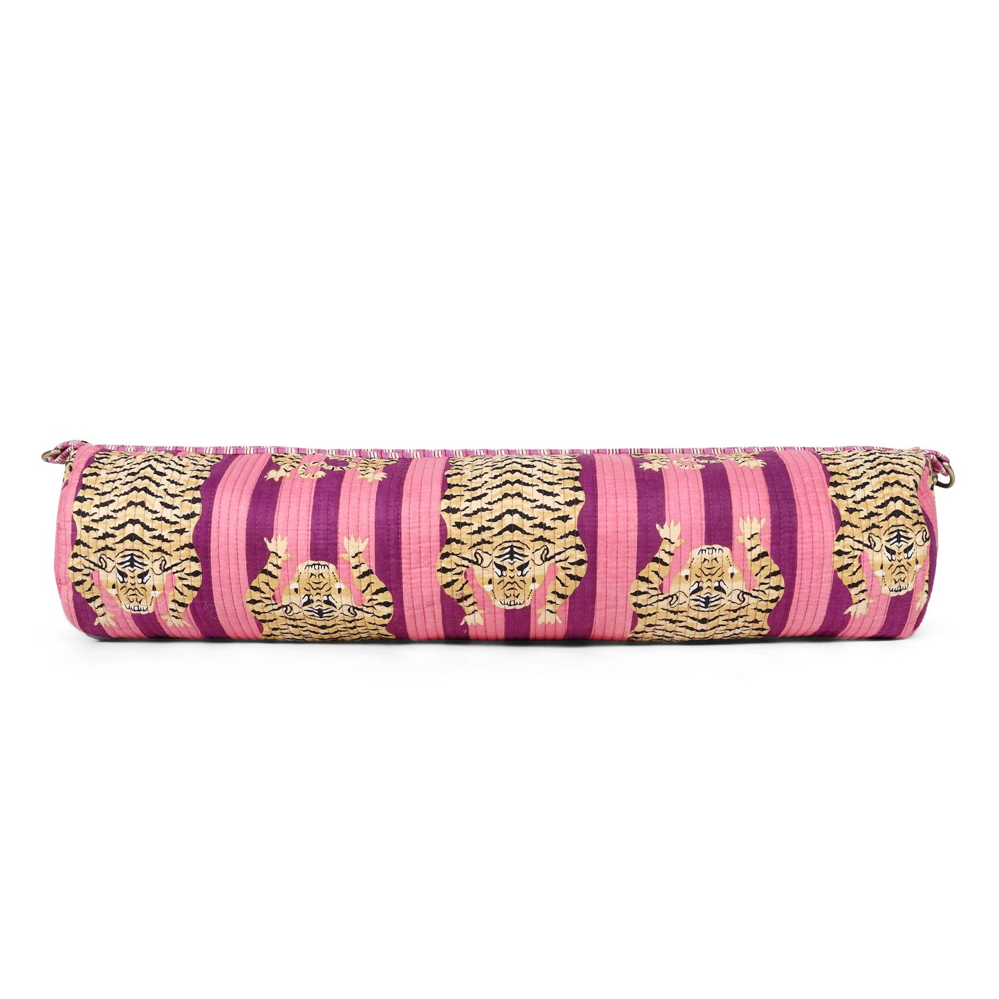 The Tibetan Tiger Yoga Bag: Pink/Purple Stripe