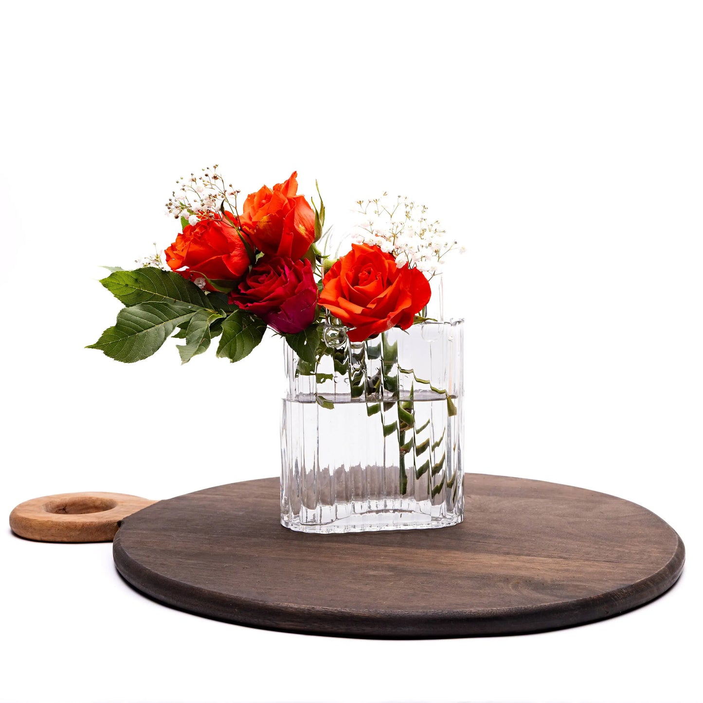 Large Handbag Vase: Clear: Large The Style Closet
