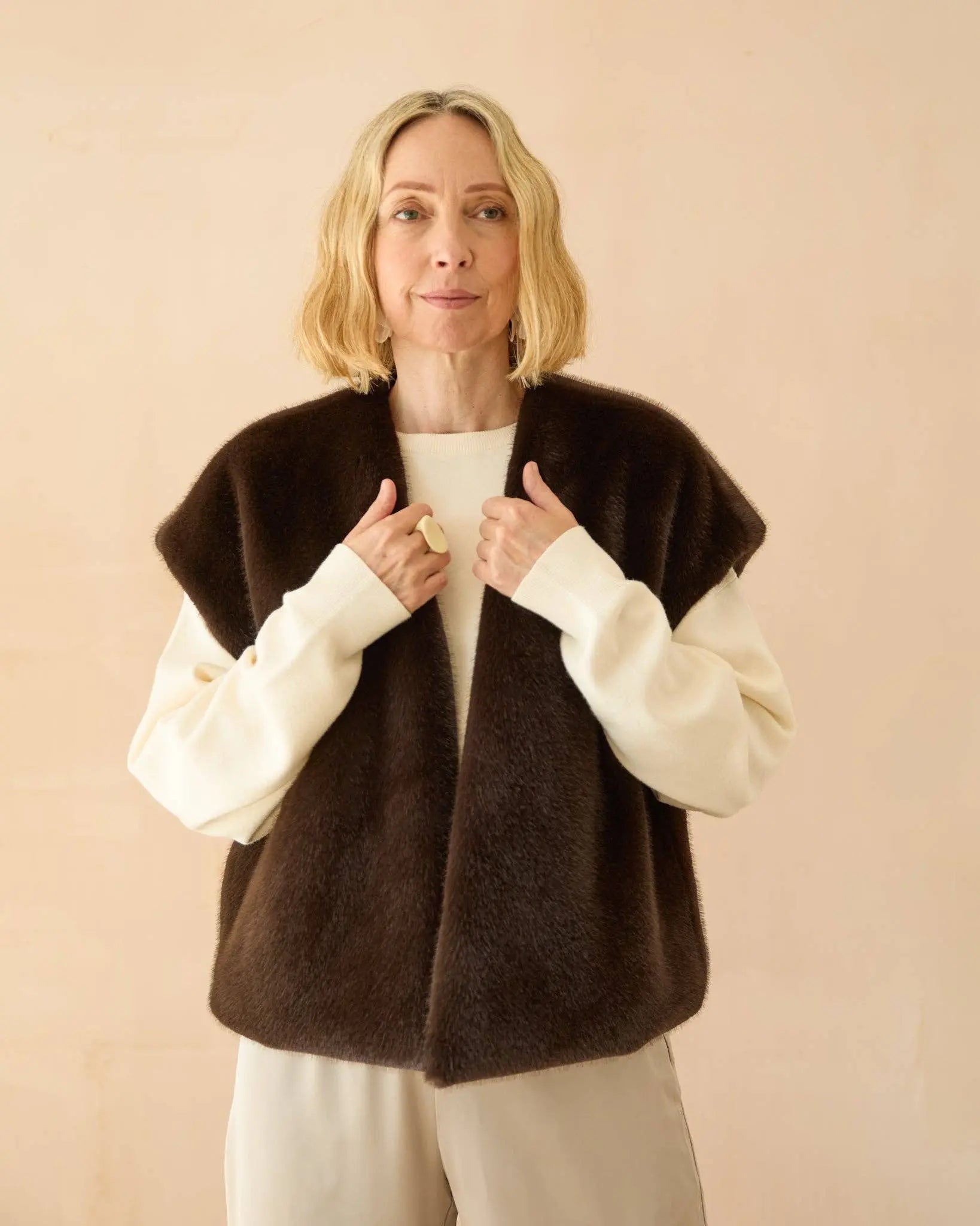 Claire Gilet | Rich Cocoa The Style Closet