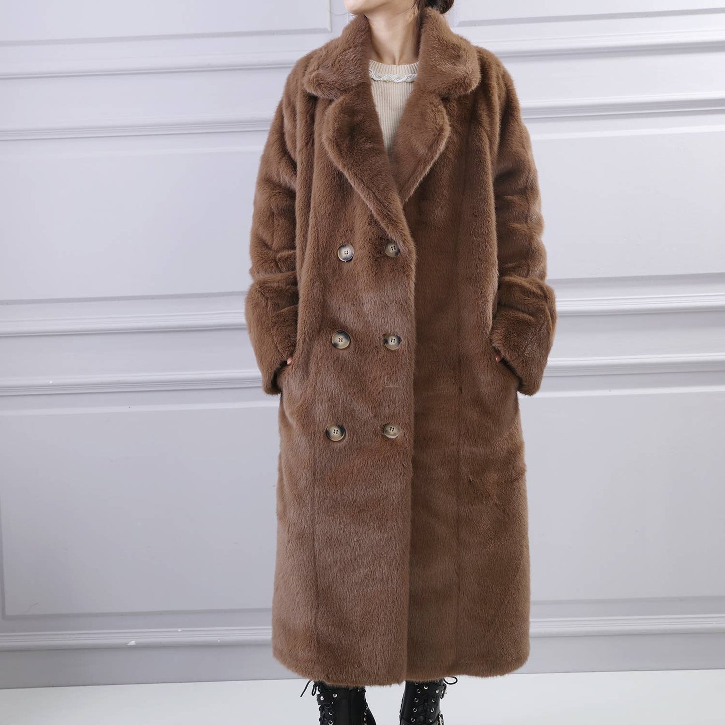 The Luxe Heritage Faux Fur Coat