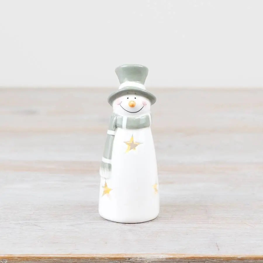 LED Snowman Deco, 12cm The Style Closet
