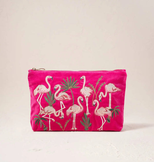 Flamingos Everyday Pouch Elizabeth Scarlett Ltd
