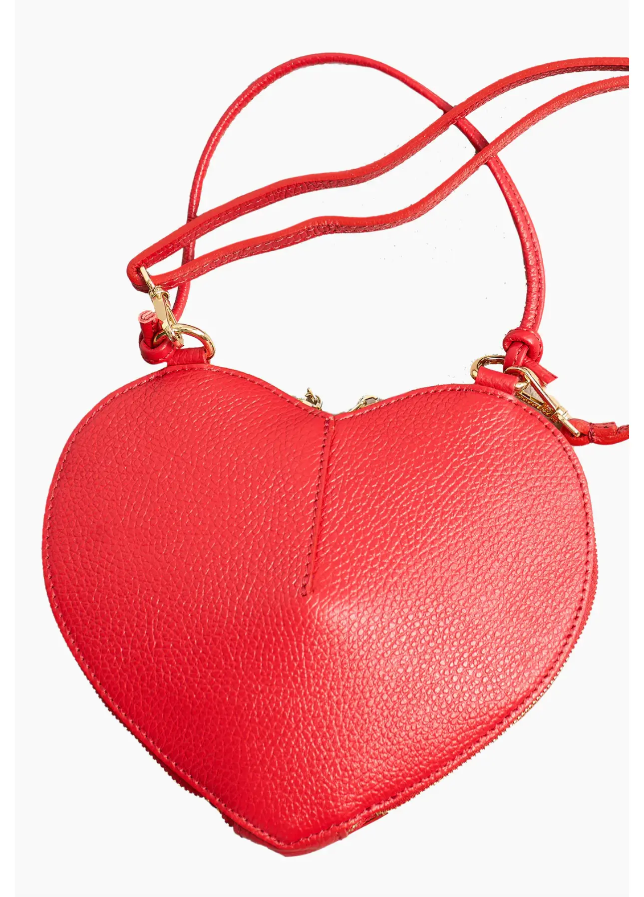 Heart Crossbody Bag Italian Leather in 3 colours The Style Closet