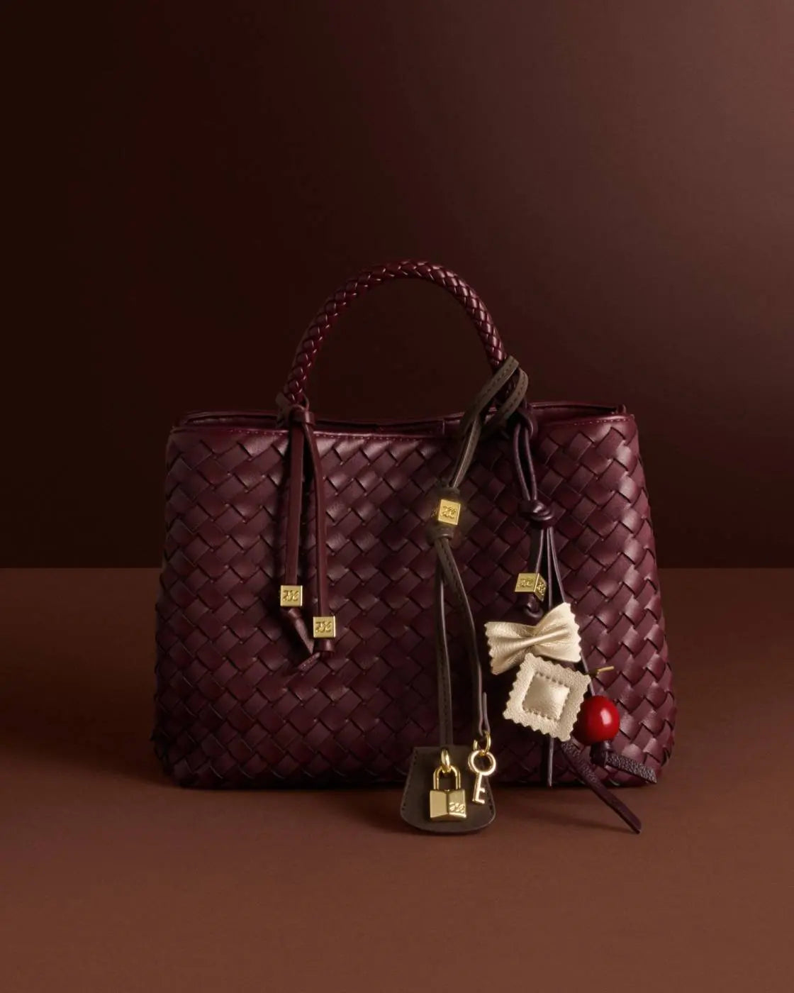 Nova Hand Woven Top Handle Bag The Style Closet