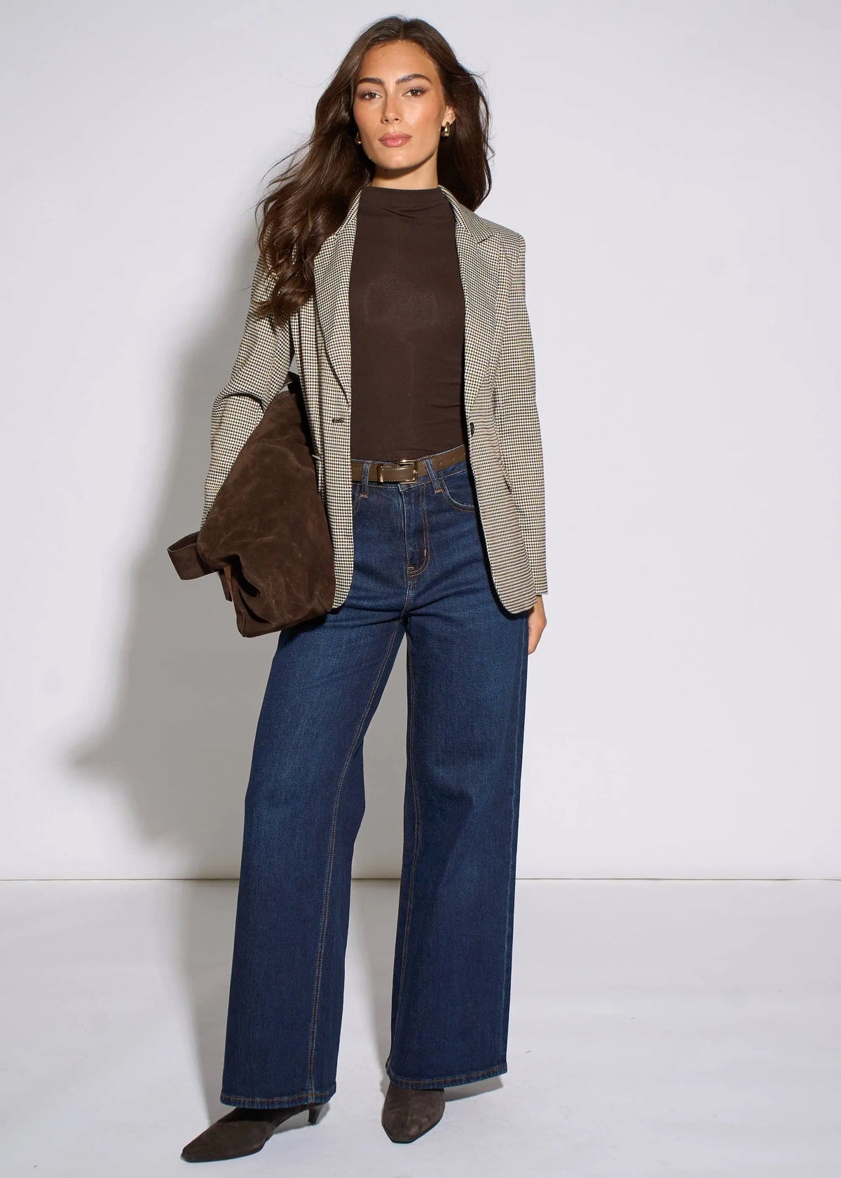 Neutral Tweed Heritage Blazer Jacket: available in sizes 8 to 16 The Style Closet