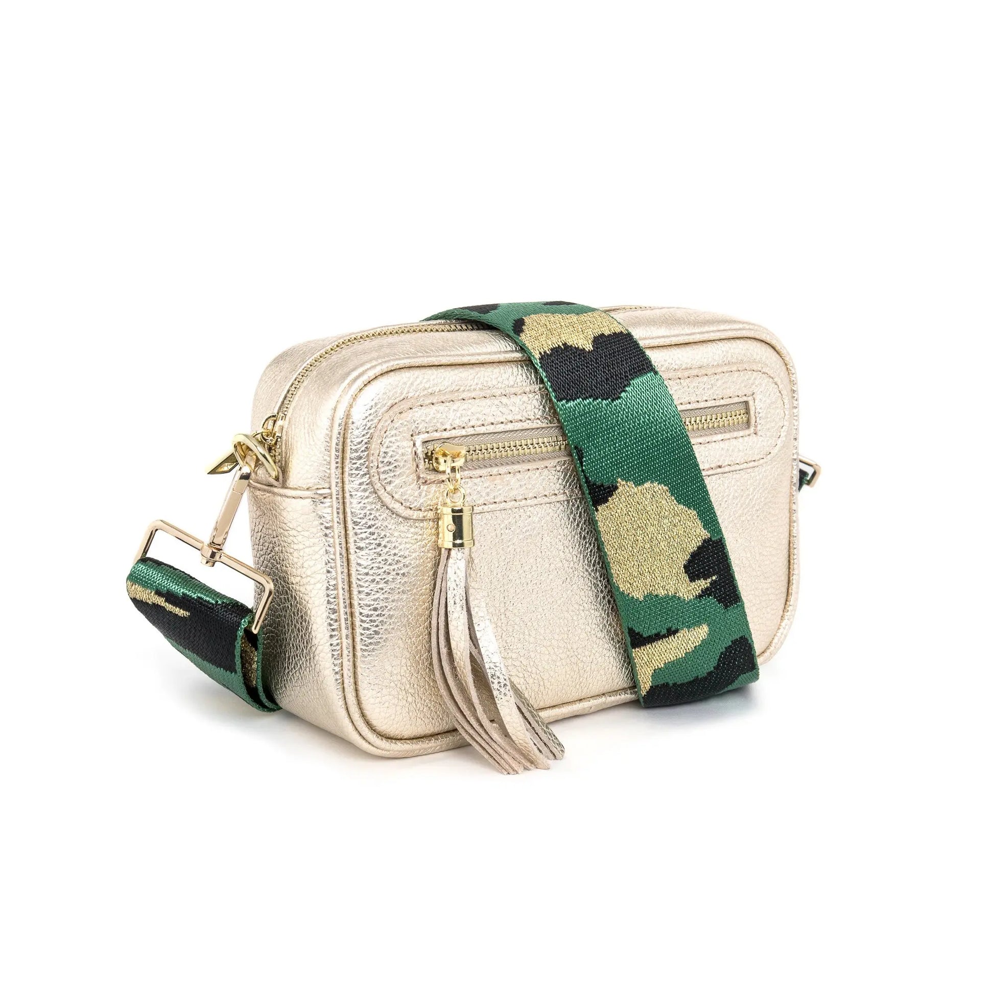 Camera Italian Leather Handbag - with additional side zip The Style Closet