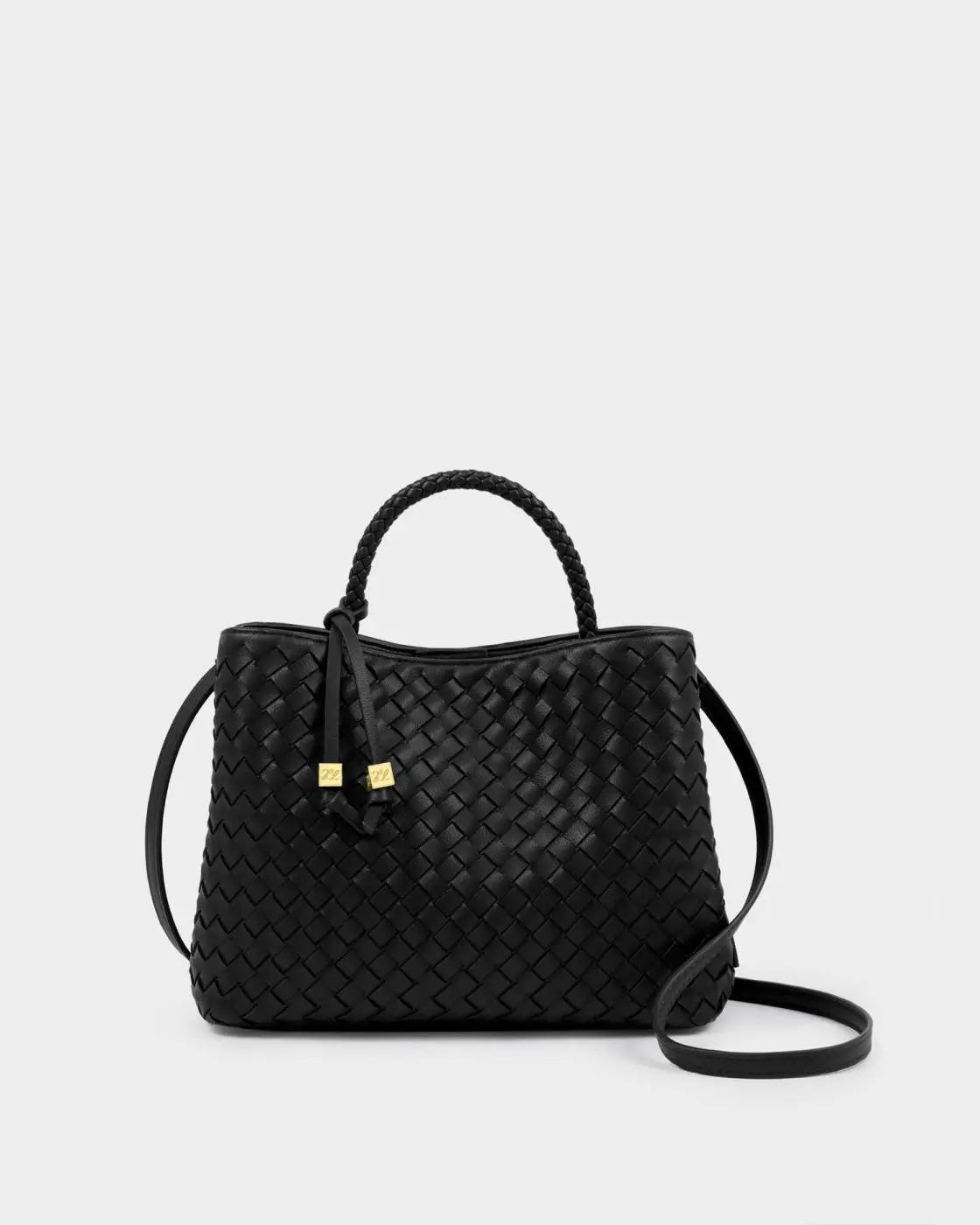 Nova Hand Woven Top Handle Bag The Style Closet