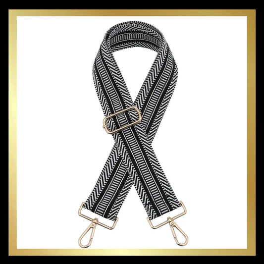 Patterned Stripes Handbag Straps The Style Closet