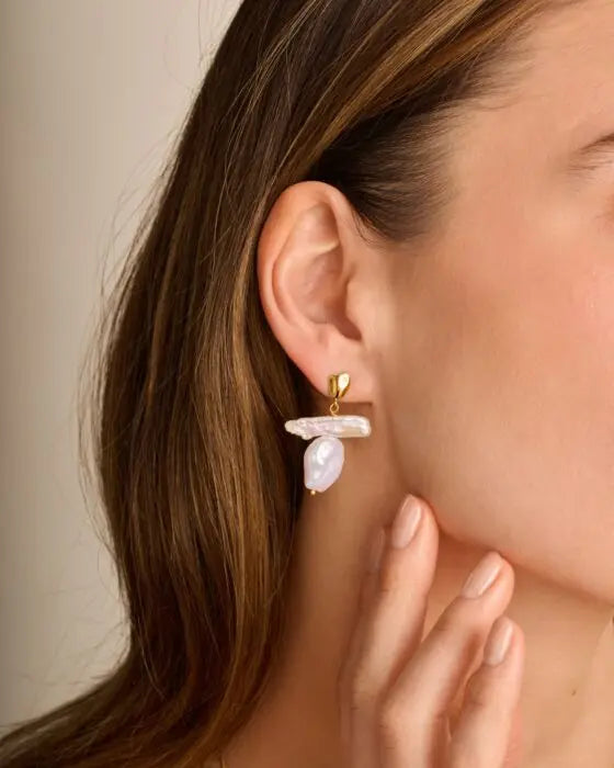 SOL Pearl Earrings The Style Closet