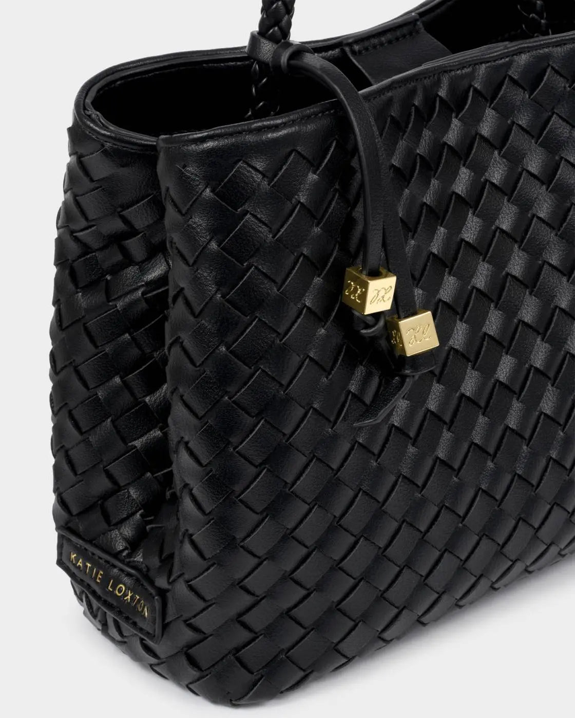 Nova Hand Woven Top Handle Bag The Style Closet